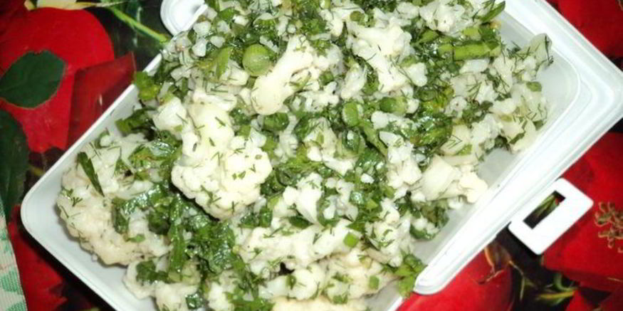 Рецепт маринованной цветной капусты