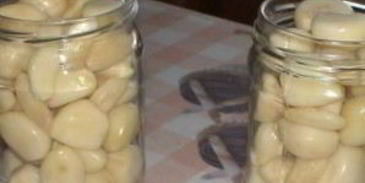 маринованный чеснок на зиму