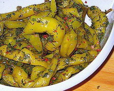 Маринованный перец по-бакински