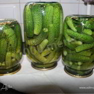 Рецепт Маринованных хрустящих огурчиков на зиму