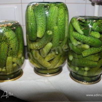 Маринованные хрустящие огурчики на зиму