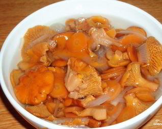 Маринованные лисички без уксуса