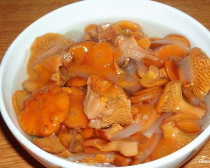 Маринованные лисички без уксуса