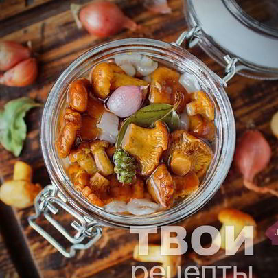 Маринованные лисички