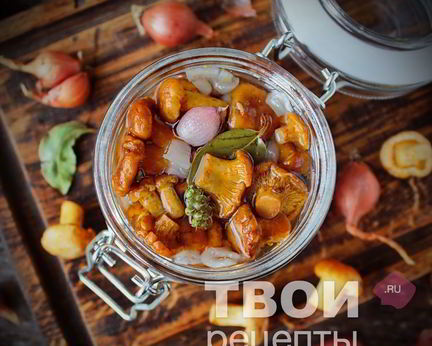 Маринованные лисички