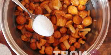 маринованные лисички