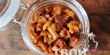 маринованные лисички