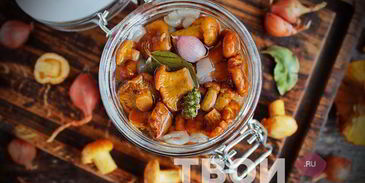 маринованные лисички