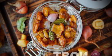 маринованные лисички