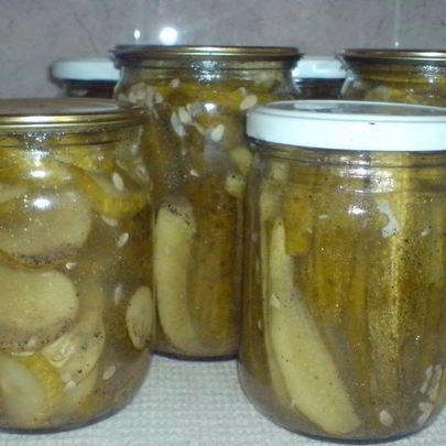 Маринованные огурцы с горчицей