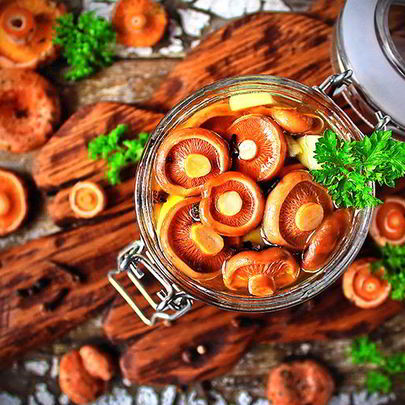 Маринованные рыжики