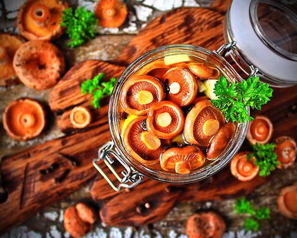 Маринованные рыжики
