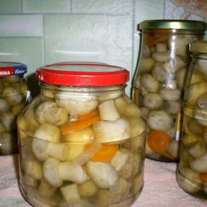 Маринованные шампиньоны Новогодние