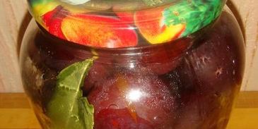 маринованные сливы без стерилизации на зиму