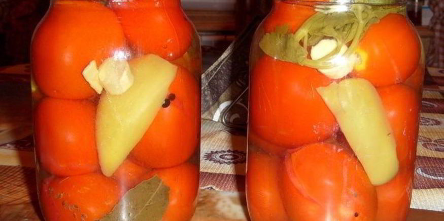 Рецепт помидоров, маринованных насухую