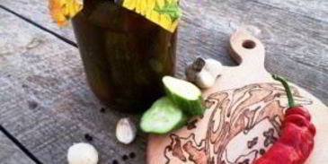 огурчики с кетчупом на зиму