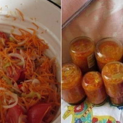 Овощная заготовка на зиму