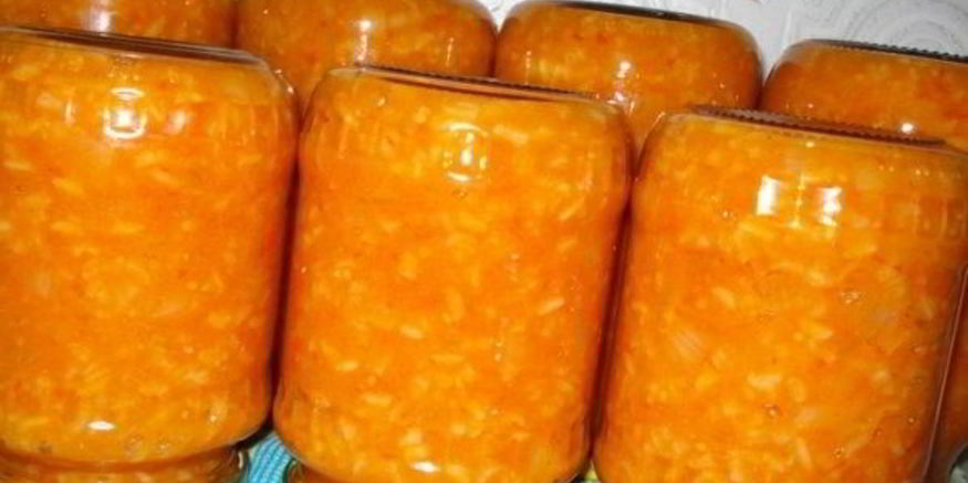 Рецепт перца с рисом на зиму