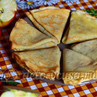 Блинчики с повидлом