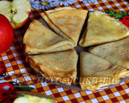 Блинчики с повидлом