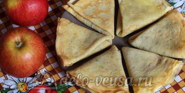 блинчики с повидлом