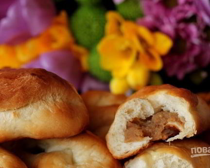 Булочки с повидлом в духовке