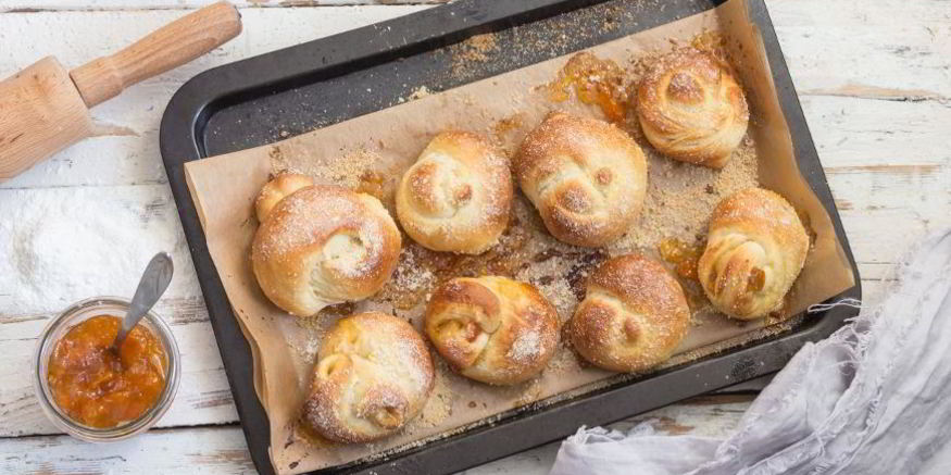 Рецепт булочек с повидлом