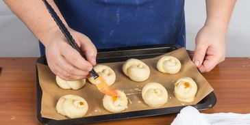 булочки с повидлом