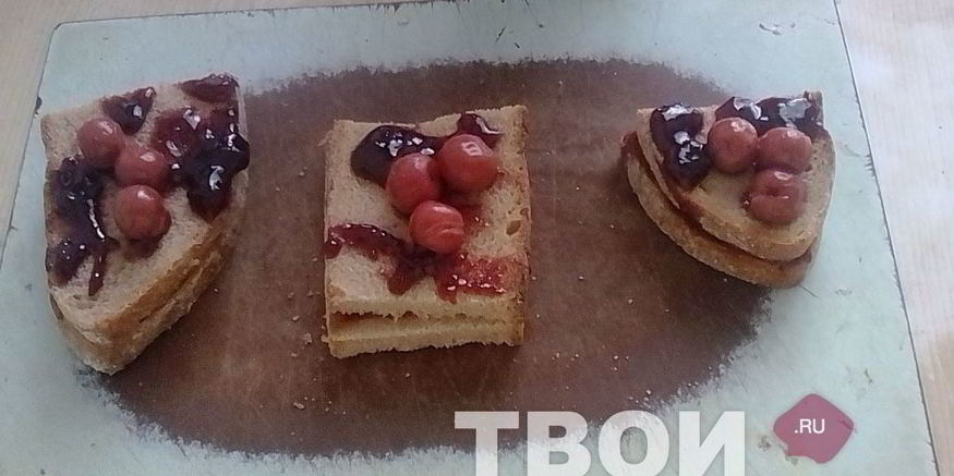 Рецепт бутера с повидлом