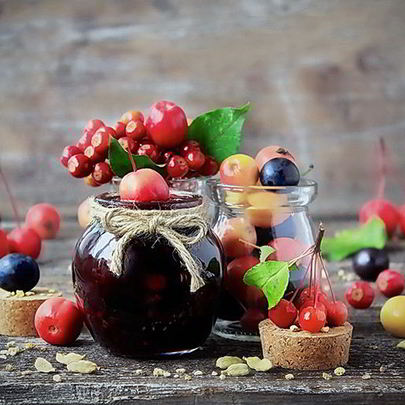 Повидло из терна и яблок