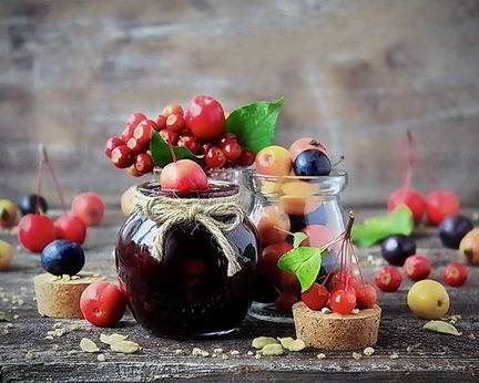 Повидло из терна и яблок