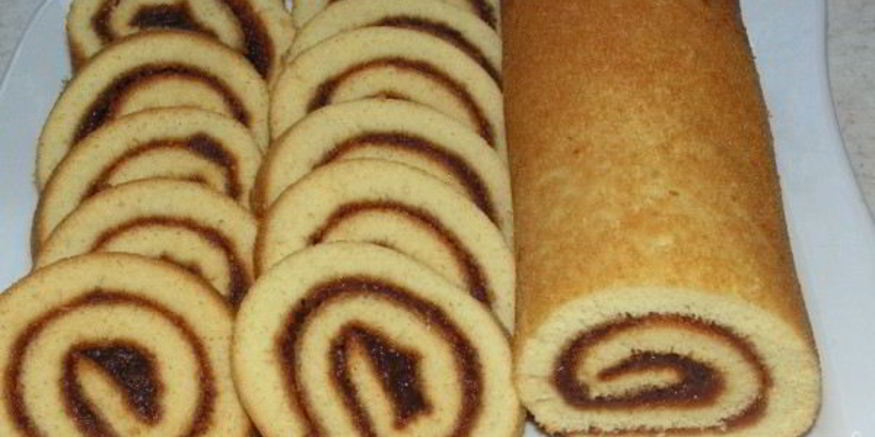 Рецепт рулета с повидлом