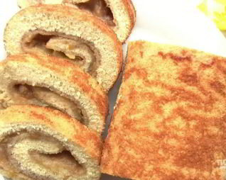 Рулет с яблочным повидлом