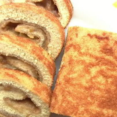 Рулет с яблочным повидлом