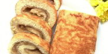 рулет с яблочным повидлом