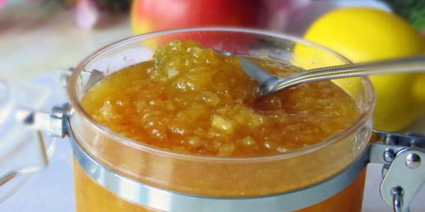 Рецепт яблочного повидла с апельсинами и лимоном в мв