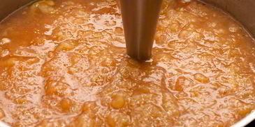 яблочное повидло с красной смородиной