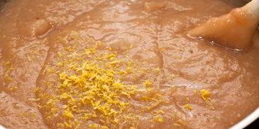 яблочное повидло с красной смородиной