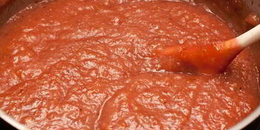 яблочное повидло с красной смородиной