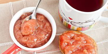 яблочное повидло с красной смородиной