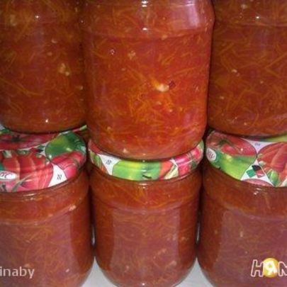 Приправа из томатов и моркови