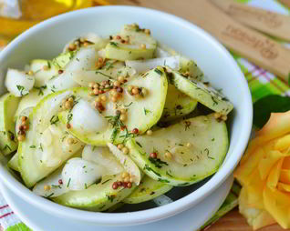 Малосольные кабачки Хрустящие