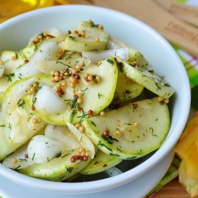 Малосольные кабачки Хрустящие