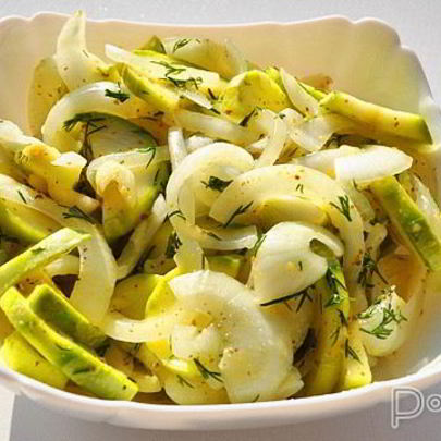 Малосольные кабачки за 20 минут