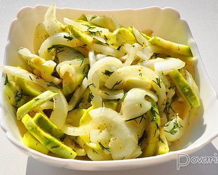 Малосольные кабачки за 20 минут