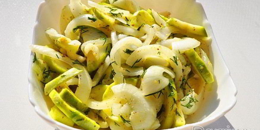 Рецепт малосольных кабачков за 20 минут