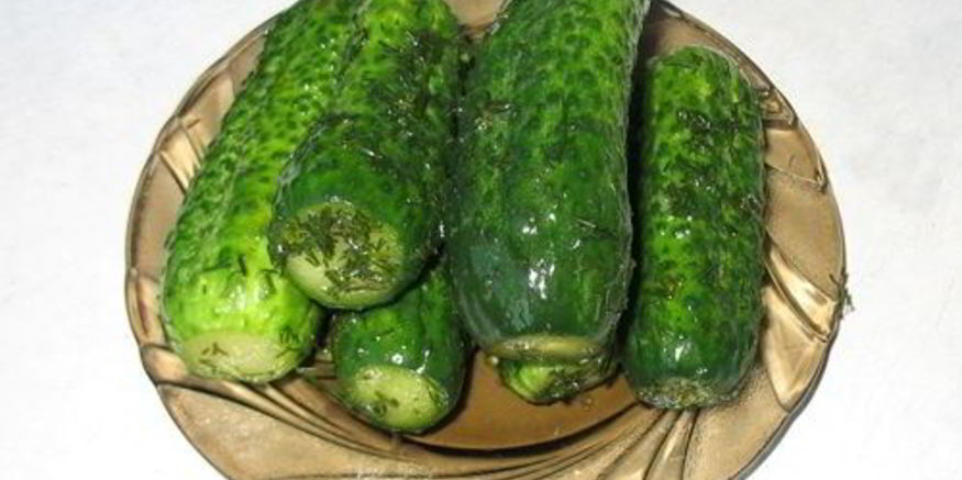 Рецепт малосольных огурцов без рассола