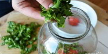 малосольные помидоры по-грузински