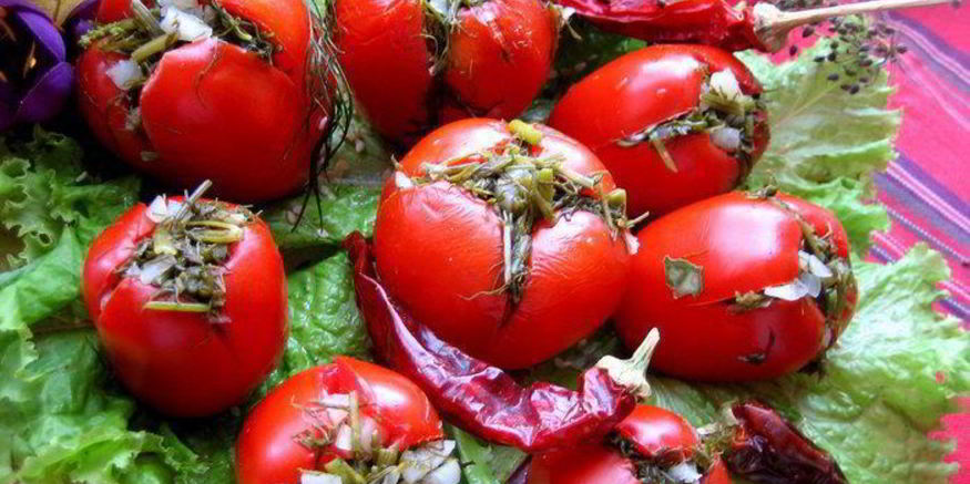 Рецепт малосольных помидоров суточных