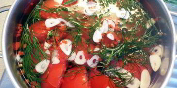 помидоры малосольные за 2 дня